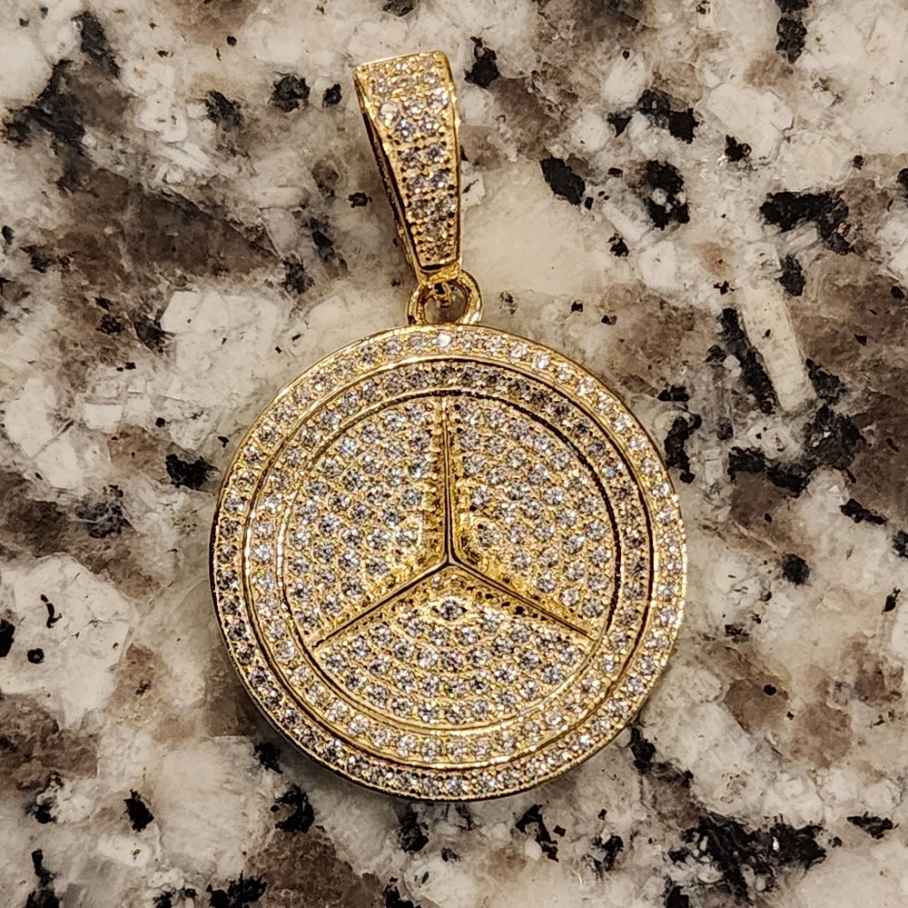 Iced out Mercedes Benz